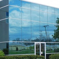 Black Reflective Glass Window Glass