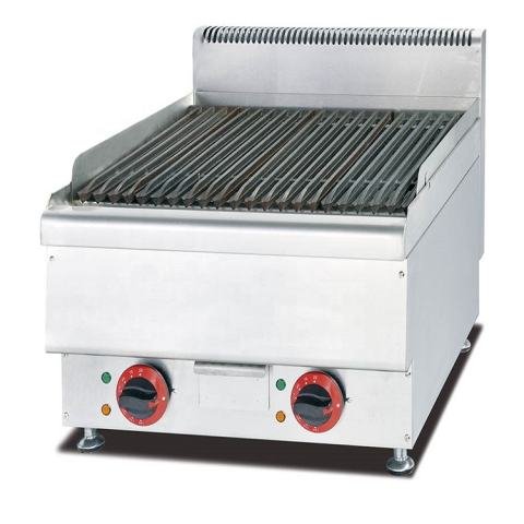 Commercial Counter Top Electric Lava Rock BBQ Grill