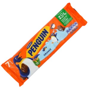 British McVitie's Penguin Orange Chocolate Biscuit Bars 7 pack